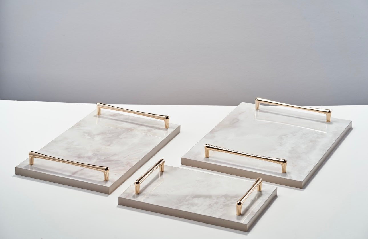 Tray Gold Handles