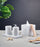 Bathroom set 4 pieces - White