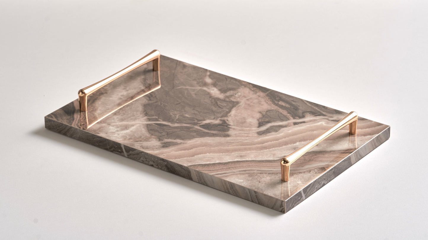 Tray Gold Handles