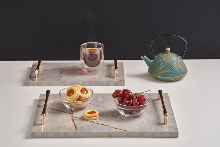 Tray Gold Handles
