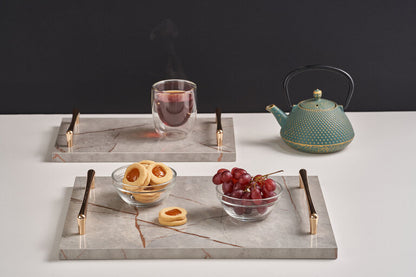 Tray Gold Handles