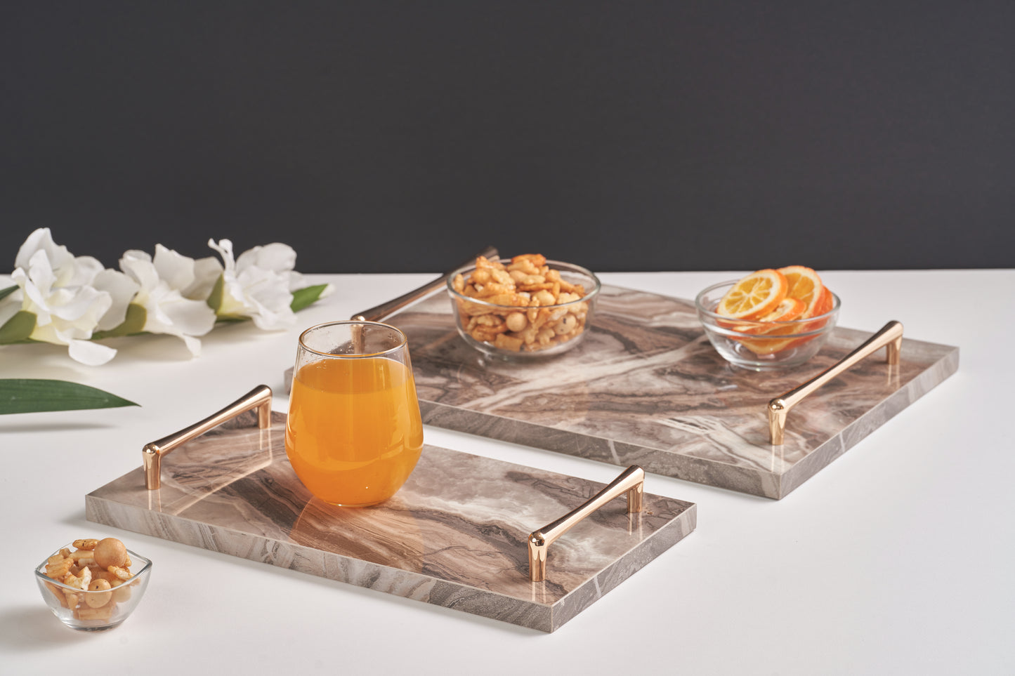 Tray Gold Handles
