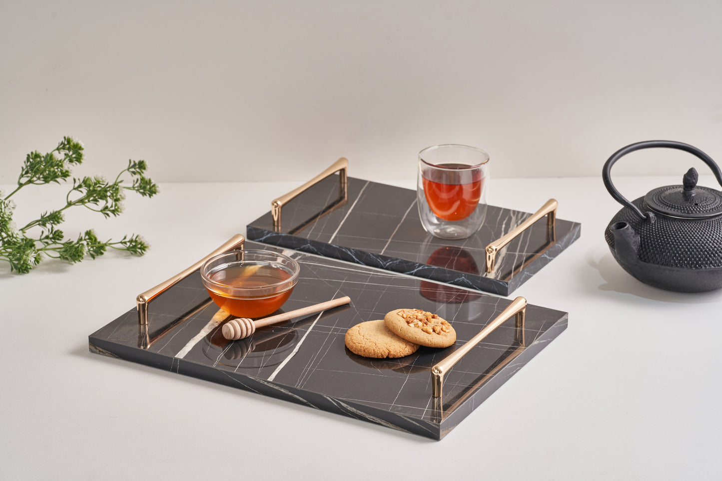 Tray Gold Handles