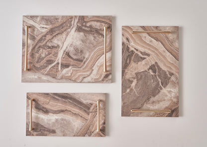 Tray Gold Handles